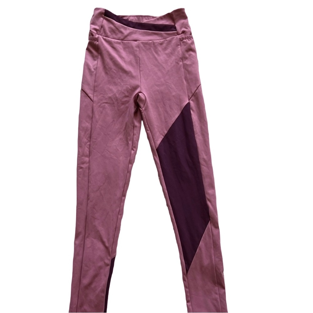 Pink and Purple Geometric Leggings